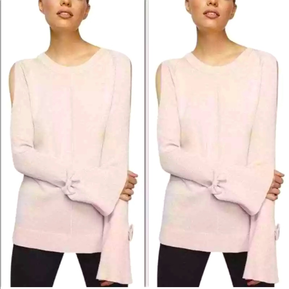 KARL LAGERFELD Cold Shoulder Sweater. Size Medim
